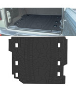 for Jeep Trunk Cargo Liner Mat for Jeep Wrangler JL 4 Door 2018-2024 with Subwoofer All-Weather Guard Trunk Mats Protector Waterproof Odorless Rubber Cargo Liners Custom