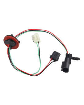 WMPHE Compatible with Headlight Lamp Wiring Harness Dodge Ram 1500 2500 3500 4500 5500 2010 2011 2012 2013 2014 2015 2016 2017, Light Wire Quad Halogen Only, OEM 68193062AB, 68193062AA