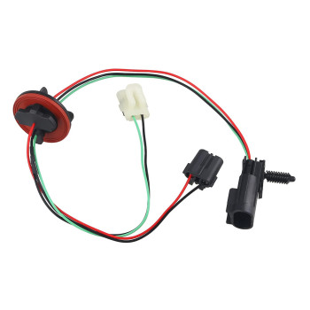 WMPHE Compatible with Headlight Lamp Wiring Harness Dodge Ram 1500 2500 3500 4500 5500 2010 2011 2012 2013 2014 2015 2016 2017, Light Wire Quad Halogen Only, OEM 68193062AB, 68193062AA