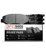 Dynamic Friction Company 5000 Advanced Brake Pads - Ceramic 1551-2188-00-Rear Set