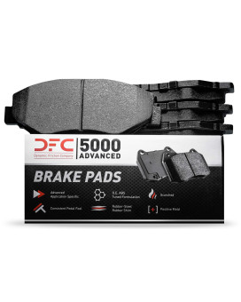 Dynamic Friction Company 5000 Advanced Brake Pads - Ceramic 1551-2188-00-Rear Set