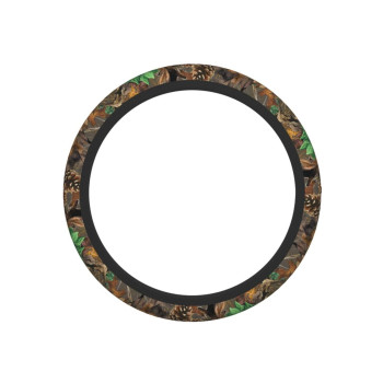 Camo Steering Wheel Cover for Men Anti-Slip Car Steering Wheel Protector Universal 15 Inch Car Accessories