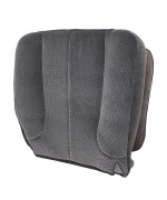 GXARTS Driver Side Bottom Cloth Replacement Seat Cover Dark Gray Compatible with Dodge Ram SLT SLT Plus Sport 4X4 2WD Single-Cab Quad-Cab 1500 2500 3500 2003 2004 2005