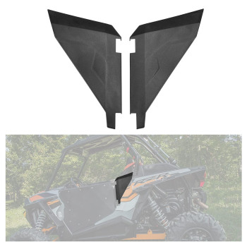 A & UTV PRO Plastic Rear Door Side Panels for Polaris RZR 900 / S 900 / XP 1000 / S 1000 / XP Turbo/XP Turbo S 2014-2021,Black,Pair