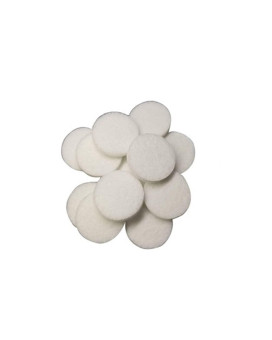 20 Pcs Cotton Pads For Car Air Vent Clips 16mm Aromatherapy Replacement Pads For Car Air Condition Clips Essential Oil Diffuser Pads For Auto Freshener Clips