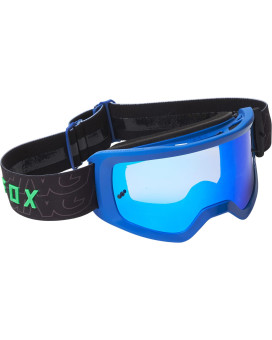 Fox Racing MAIN PERIL MOTOCROSS GOGGLE, Spark Mirrored Lens, Blue