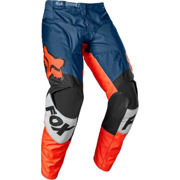 Fox Racing Men's 180 Trice Motocross Pant, Grey/Orange, 30