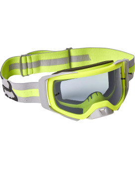 Fox Racing Airspace Motocross Goggle, MERZ Steel Grey - Smoke Lens