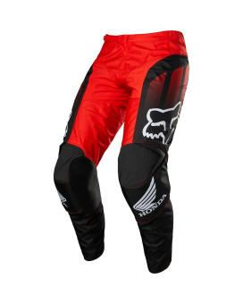 Fox Racing Men's 180 Honda Motocross Pant, Black/RED, 34