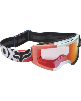 Fox Racing MAIN TRICE MOTOCROSS GOGGLE, Spark Mirrored Lens, Grey/Orange