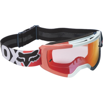 Fox Racing MAIN TRICE MOTOCROSS GOGGLE, Spark Mirrored Lens, Grey/Orange