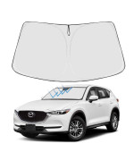 Proadsy Front Windshield Sun Shade Foldable Sunshade Protector Custom Fit 2017-2024 Mazda CX5 CX-5, Sport, Touring, Grand Touring, 4 Door Crossover Accessories 2024 Upgrade