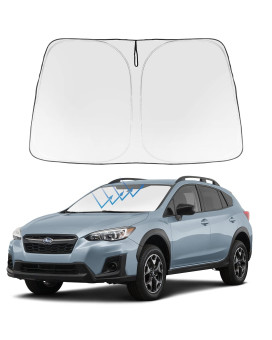 Proadsy Front Windshield Sun Shade Foldable Sunshade Protector Custom Fit 2023 2022 2021 2020 2019 2018 Subaru Crosstrek, 2.0i Premium Limited Wagon Accessories 2023 Upgrade