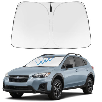 Proadsy Front Windshield Sun Shade Foldable Sunshade Protector Custom Fit 2023 2022 2021 2020 2019 2018 Subaru Crosstrek, 2.0i Premium Limited Wagon Accessories 2023 Upgrade