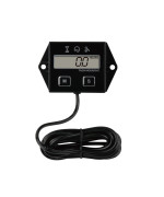 Yooreal Digital Inductive Tach Hour Meter,RPM Gauge Meter Tachometer for Lawn Mower Scooter Dirt Bike Tractor Generator Air Compressor Marine Motorcycle Snowblower Pressure Washer