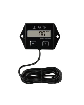 Yooreal Digital Inductive Tach Hour Meter,RPM Gauge Meter Tachometer for Lawn Mower Scooter Dirt Bike Tractor Generator Air Compressor Marine Motorcycle Snowblower Pressure Washer