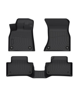 Cartist Custom Fit for Floor Liners Audi Q5 2009 2010 2011 2012 2013 2014 2015 2016 2017/2013-2017 SQ5 All Weather Floor Mats Carpet Protection TPE Odorless