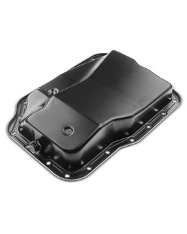 A-Premium Transmission Oil Pan with Drain Plug Compatible with Mazda 2 2011-2015, 1.5L and with Automatic Trans