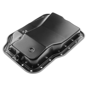 A-Premium Transmission Oil Pan with Drain Plug Compatible with Mazda 2 2011-2015, 1.5L and with Automatic Trans