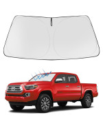 Proadsy Front Windshield Sun Shade Foldable Sunshade Protector Custom Fit 2023 2022 2021 2020 2019 2018 2017 2016 Tacoma 2Dr 4Dr Pickup Accessories 2023 Upgrade