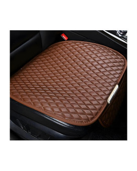 Moly Magnolia Leather Car Seat Cover/Protector, Car Seat Cushion, Comfortable, Compatible with 90% Vehicles, Cars, SUVs, Car Interior Accessories for Men and Women (Coffee)