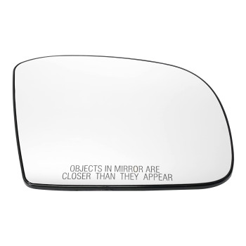 Evan Fischer Mirror Glass Compatible with 2007-2009 Mercedes Benz R320, Fits 2006-2010 R350, 2006-2007 R500 Heated Passenger Side MB1325104