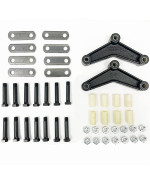 SOUTHWEST WHEEL Tandem Trailer Axle Shackle Kit for Double Eye Springs (3.5K -5.2K Axles)