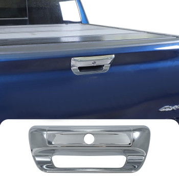 RT-TCZ Rear Trunk Door Tailgate Handle Cover Trim Decoration Accessories for 2018 2019 2020 2021 2022 Dodge Ram 1500 (Chrome)