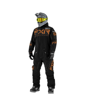 FXR Men's Helium Insulated Monosuit (Black/Canvas - 2X-Large)