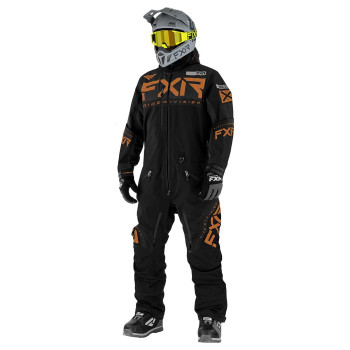 FXR Men's Helium Insulated Monosuit (Black/Canvas - 2X-Large)