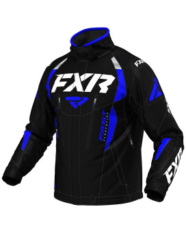 FXR Men's Team FX Jacket (Black/Royal Blue - 2X-Large)