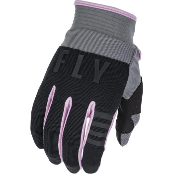 Fly Racing 2022 Adult Women's F-16 Gloves (Grey/Black/Pink, Medium)