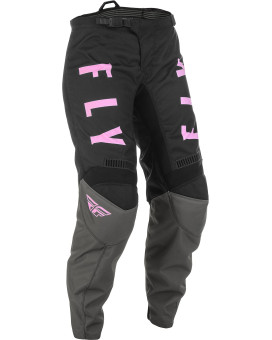 Fly Racing 2022 Adult Women's F-16 Pants (Grey/Black/Pink, 07/08)