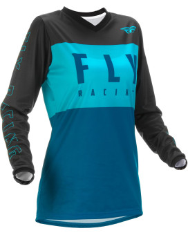 Fly Racing 2022 Youth Women's F-16 Jersey (Grey/Black/Pink, Youth Small)