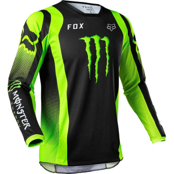 Fox Racing 180 Monster Motocross Jersey, Black, Large