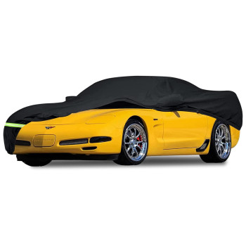 Yixin Waterproof Car Covers for 1997-2004 C5 Corvette, Car Cover 190T Covers Customer Fit 100% Waterproof Windproof Strap & Double Door Zipper Up to 180 L (C5:(1996-2004))