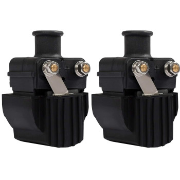 2 Pack Mercury Ignition Coil Sierra 18-5186 Ignition Coil Mercury Mariner for 6-125HP Outboard Boat Replaces 339-7370A13 339-832757A4 Mercury Outboard Ignition Coil