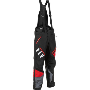 Fly Racing 2022 SNX Pro Snow Pants (Black/Grey/Red, 3X-Large)