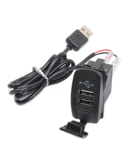 Savadicar Dual USB Car Charger Socket for GT-3 Shifter Storage Box Organizer