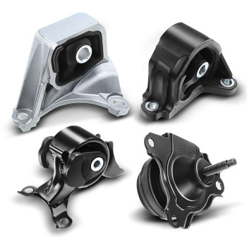 A-Premium Engine Motor Mount and Transmission Mount Kit Compatible with Honda Civic 2002-2005 & Acura RSX 2002-2006 L4 2.0L, Manual Transmission, 4-PC Set