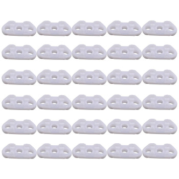 XtremeAmazing Window Regulator Guide Clips for Caprice Fleetwood Roadmaster White 30 Pcs