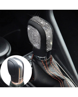 Thor-Ind Bling Gear Shift Knob Cover Trim Decoraton Protector Compatible with Volkswagen VW Arteon Atlas Tiguan Beetle Golf Jetta Passat CC