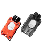 Key Holder for Ryker Outlander,A & UTV PRO Ignition Key Fob holder Compatible with Can-Am Ryker/Outlander Accessories(Red,Black 2 Pcs)