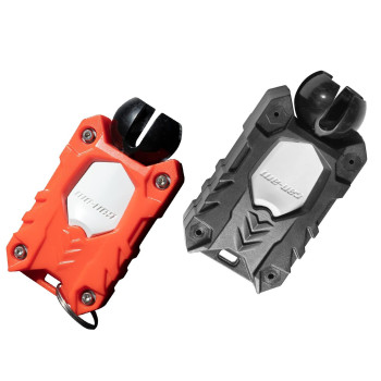 Key Holder for Ryker Outlander,A & UTV PRO Ignition Key Fob holder Compatible with Can-Am Ryker/Outlander Accessories(Red,Black 2 Pcs)