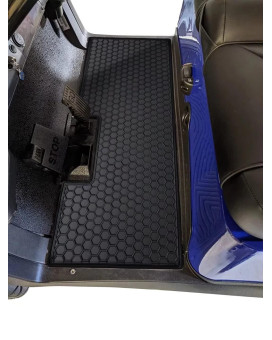 Matericuo Golf Cart Floor Liner Mat Custom Fit for 2 and 2+2 Club Car Models Precedent 2004-2023/Onward & Tempo (2017-2023)/Villager & V4L (2019-2023/ Bintelli - Only Meet 6 ASTM Standards Black