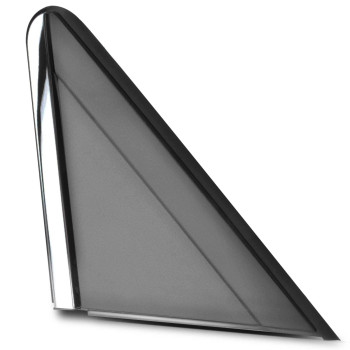 A-Premium Driver Mirror Flag Applique Panel Compatible with Chrysler Town & Country 08-16 & Dodge Grand Caravan 08-20 & Ram C/V 14-15, Exterior Side View Mirror Triangle Trim, Replace 1BE421XFAA