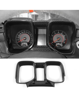 SQQP Carbon Fiber Dashboard Panel Trim, Dash Board Frame Bezel for 2010-2015 Chevrolet Chevy Camaro