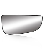 Passenger Side Lower Mirror Glass Compatible with 2009-2020 Dodge Ram 1500 2500 3500 4500 5500 Towing Mirrors - Right Side View Pass Convex Mirror w/Backing Plate Replace 68067730AA