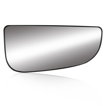 Passenger Side Lower Mirror Glass Compatible with 2009-2020 Dodge Ram 1500 2500 3500 4500 5500 Towing Mirrors - Right Side View Pass Convex Mirror w/Backing Plate Replace 68067730AA