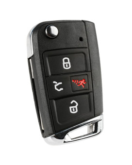 Keyless Option Remote Key Fob Shell Case Cover For VW Volkswagen (NBGFS12P01)